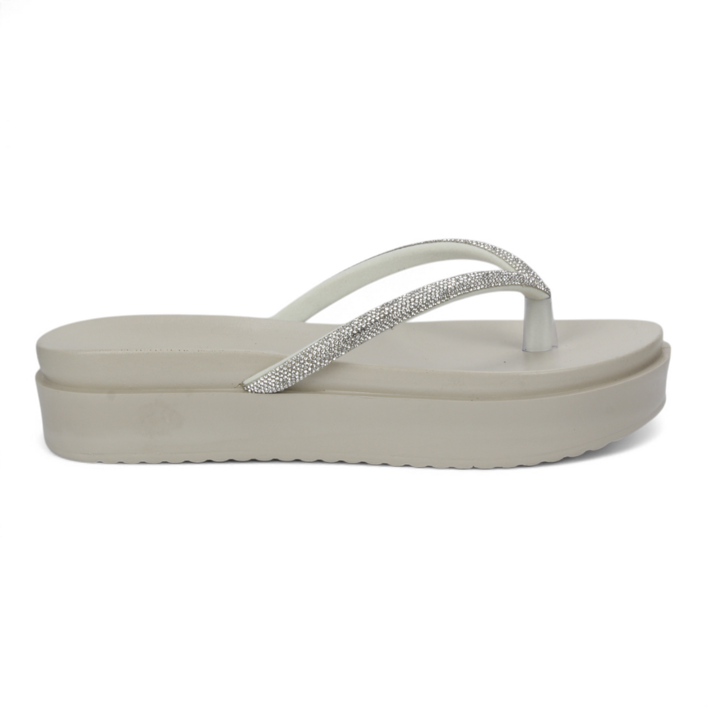 Love Rio Copacabana Seaside Bling Sandals - Off White