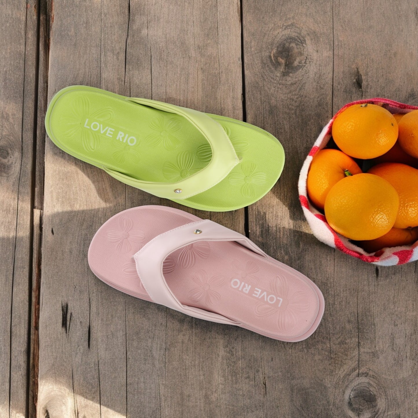 Love Rio Leblon Seaside Thong Sandal - Pink