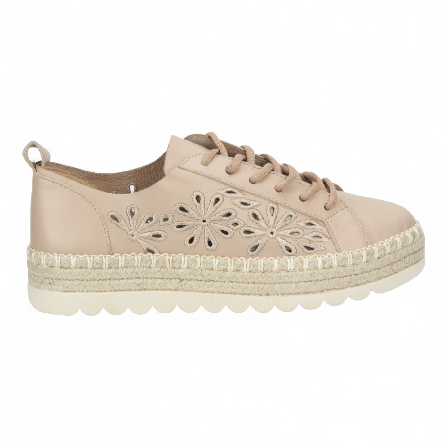 Love Rio Rosie Fine Threads Espadrille Sneaker - Nude