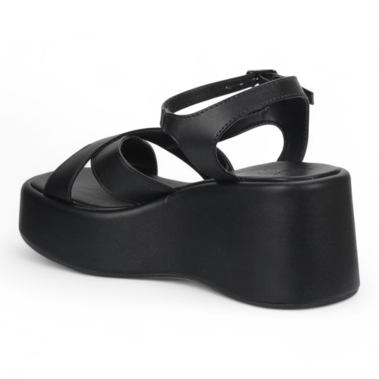 Love Rio Alto Wedge Sandal - Black