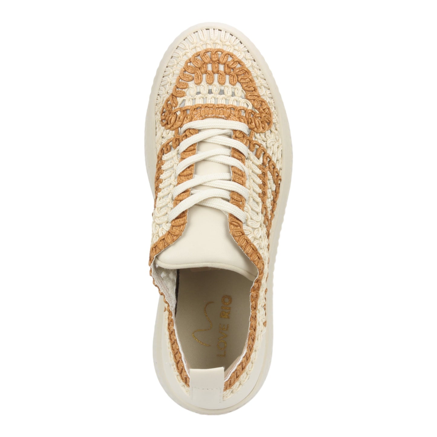 Love Rio Naomi Crochet Sneaker - Caramel