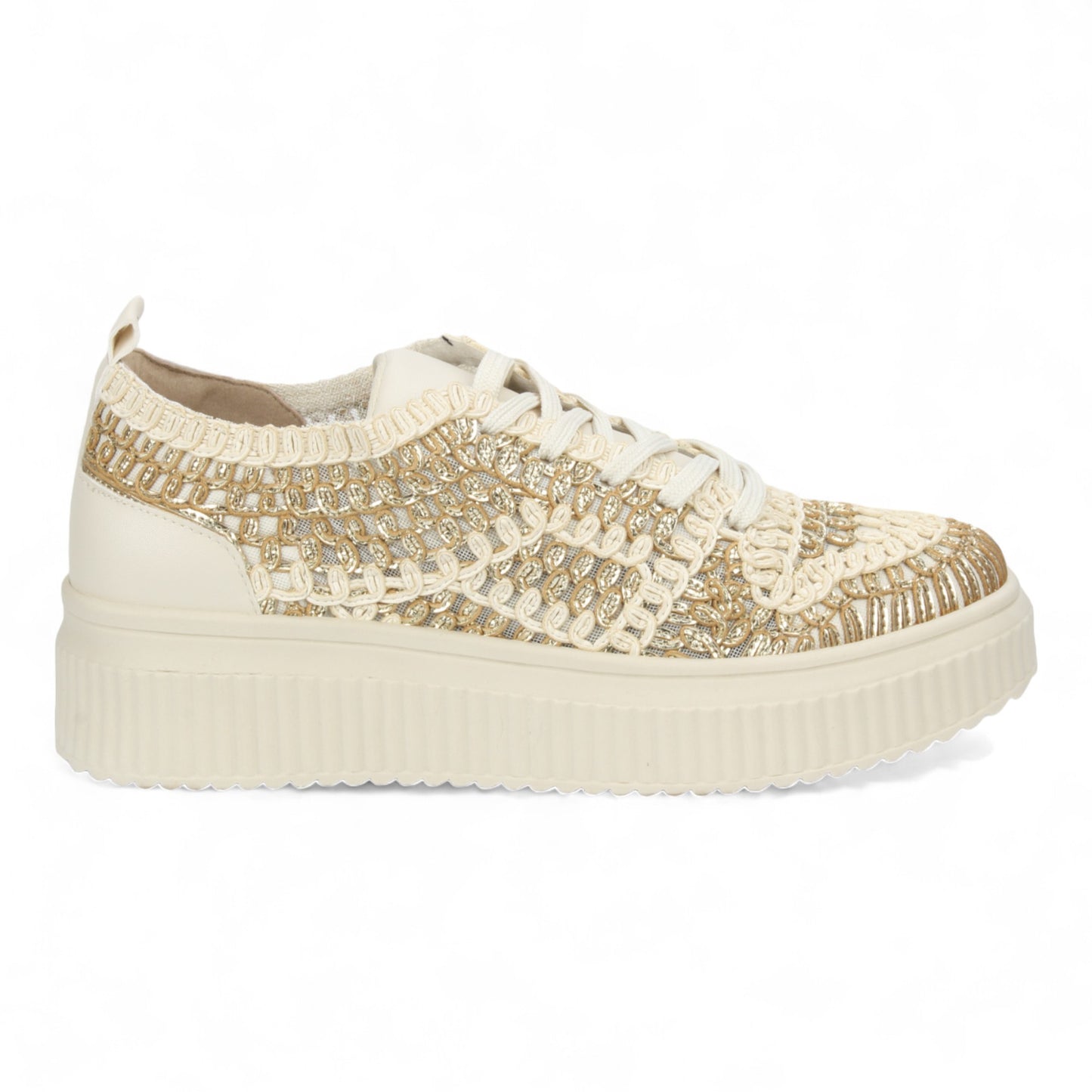 Love Rio Naomi Crochet Sneaker - Gold