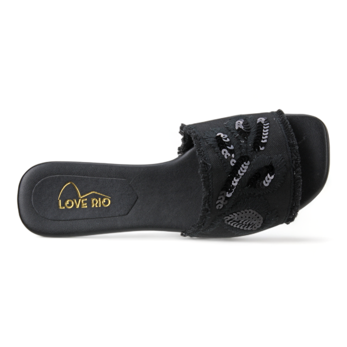 Love Rio Belle Slide Sandal - Black