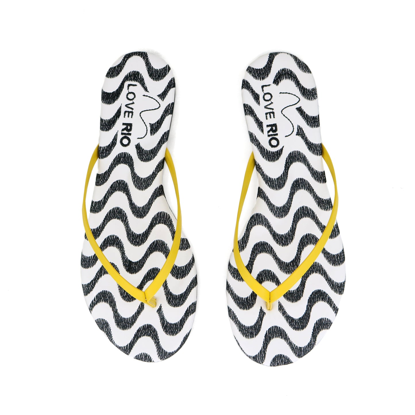 Love Rio Copacabana Thong Flat Sandal - Yellow