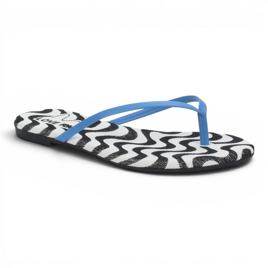 Love Rio Copacabana Thong Flat Sandal - Blue