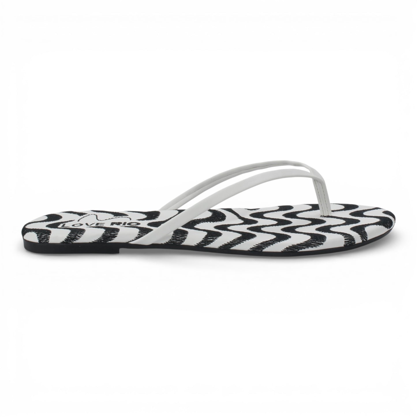 Love Rio Copacabana Thong Flat Sandal - White