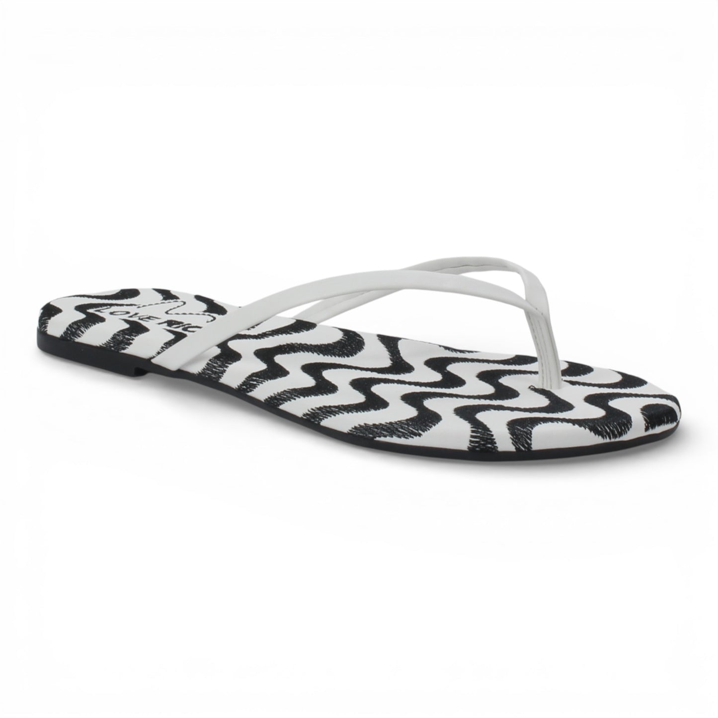 Love Rio Copacabana Thong Flat Sandal - White