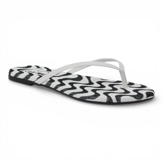 Love Rio Copacabana Thong Flat Sandal - White