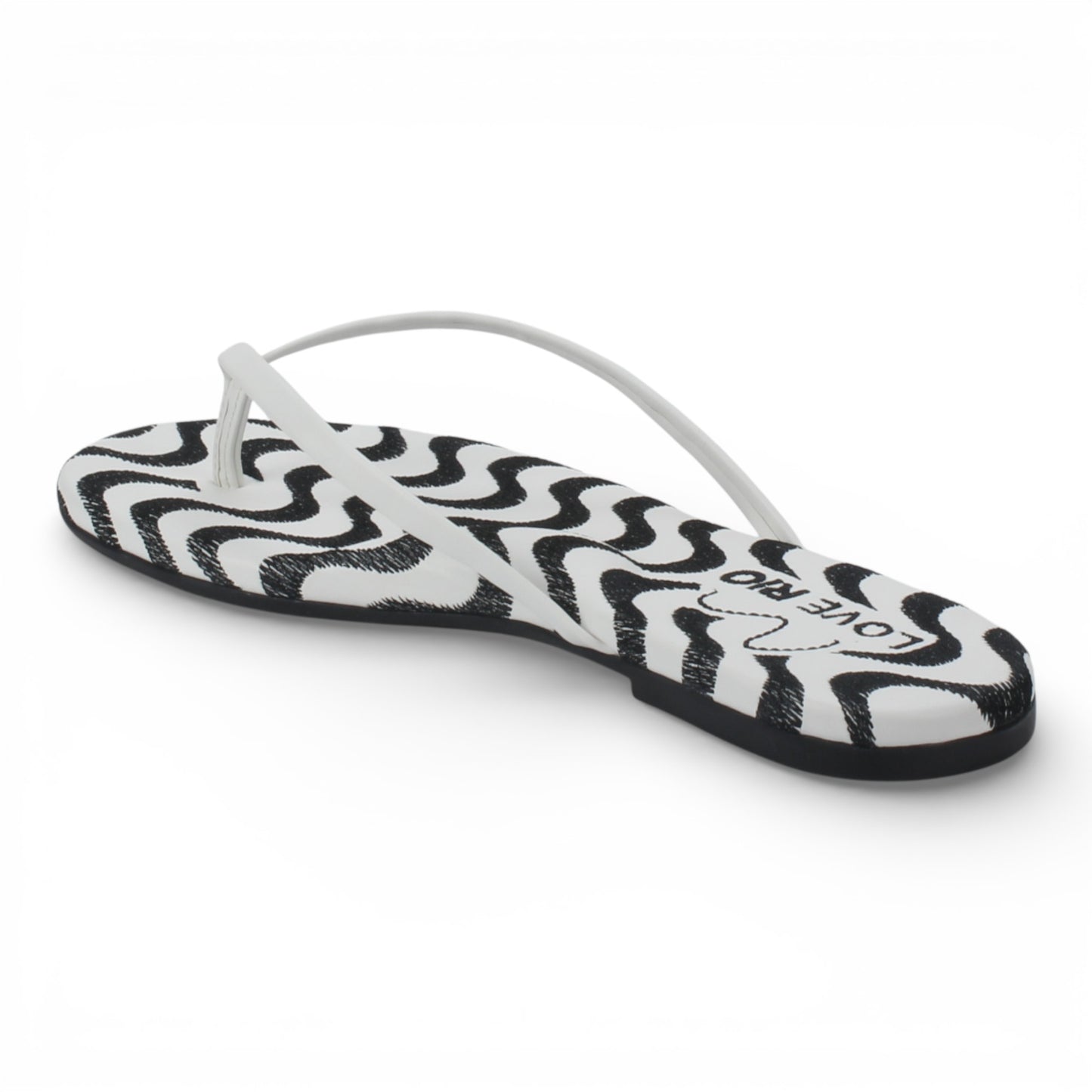 Love Rio Copacabana Thong Flat Sandal - White