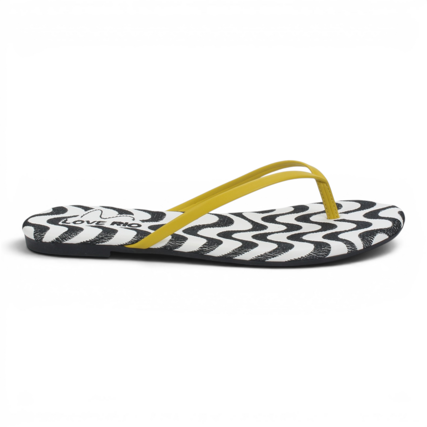 Love Rio Copacabana Thong Flat Sandal - Yellow