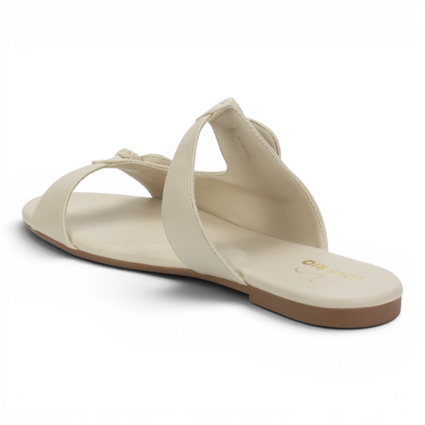 Love Rio Seaside Leblon Flat Slide Sandal - Cloud
