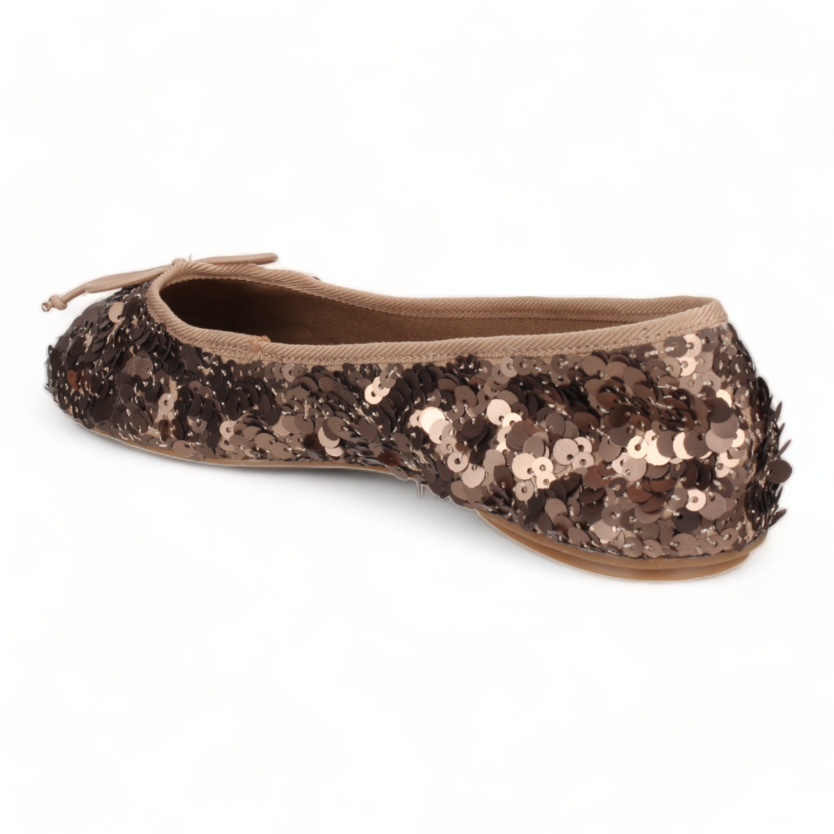 Love Rio Allegra Sequins Ballet Flats - Copper