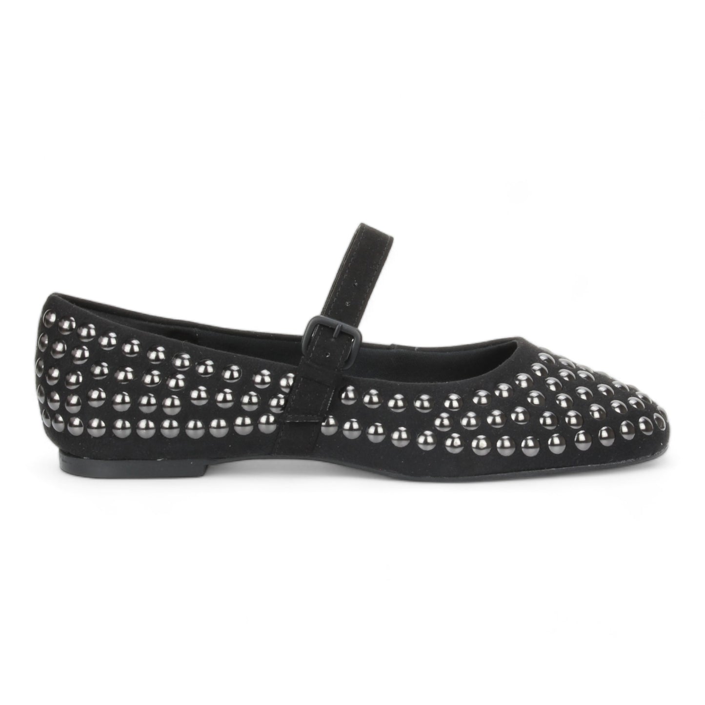 Love Rio Misty Studded Ballet Flats - Black