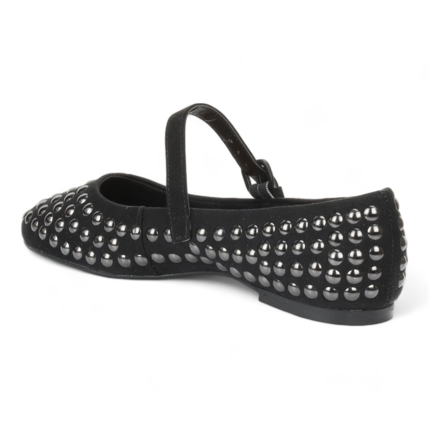 Love Rio Misty Studded Ballet Flats - Black