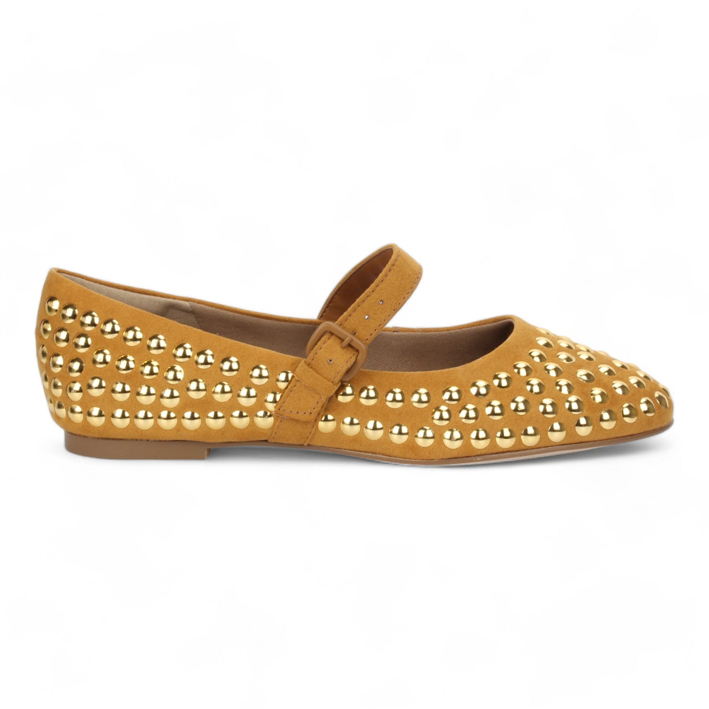 Love Rio Misty Studded Ballet Flats - Tan