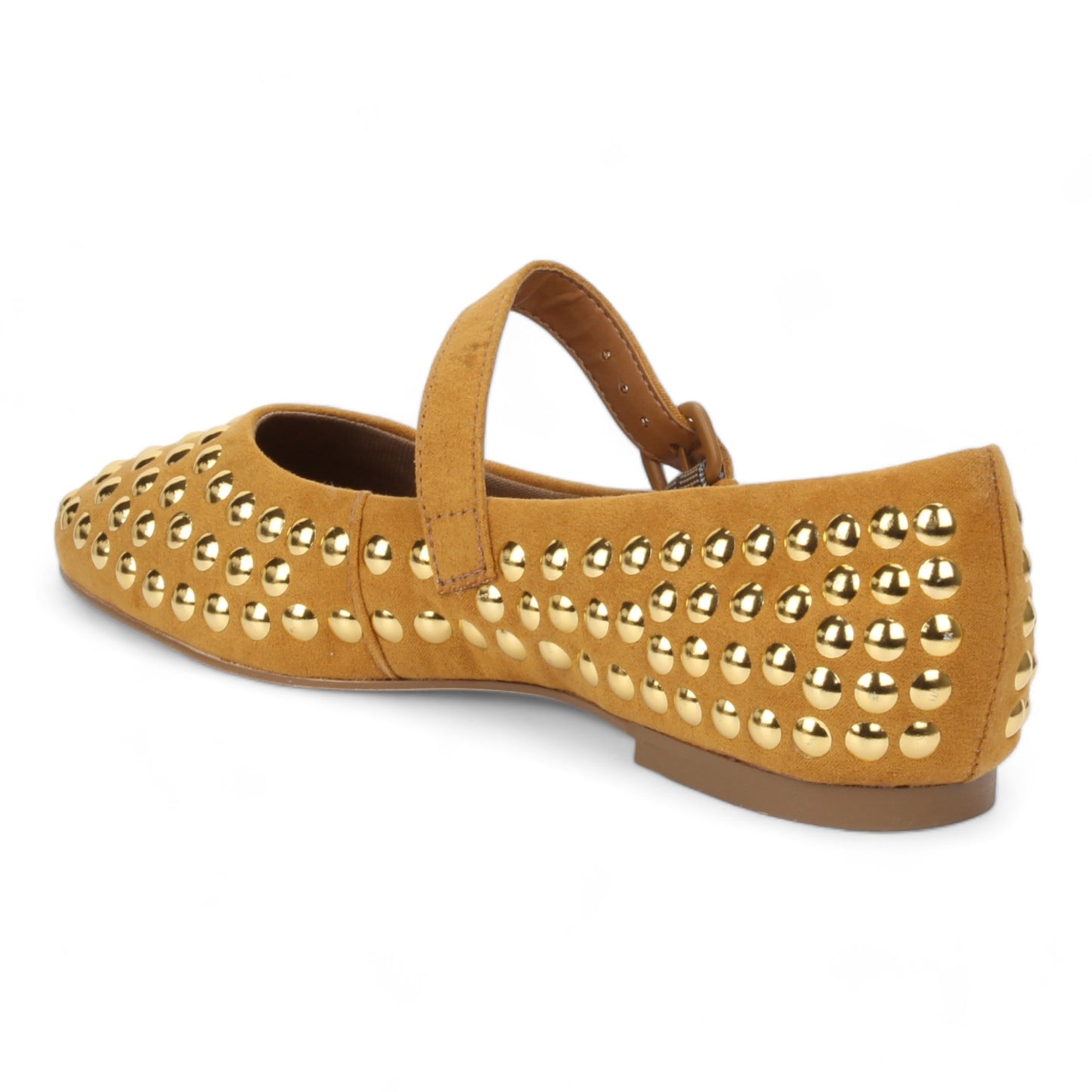 Love Rio Misty Studded Ballet Flats - Tan