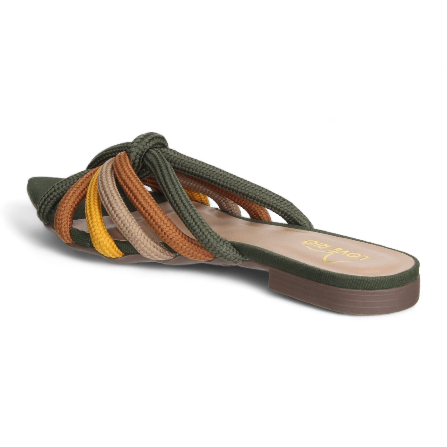 Love Rio Tracy Flat Sandal - Green