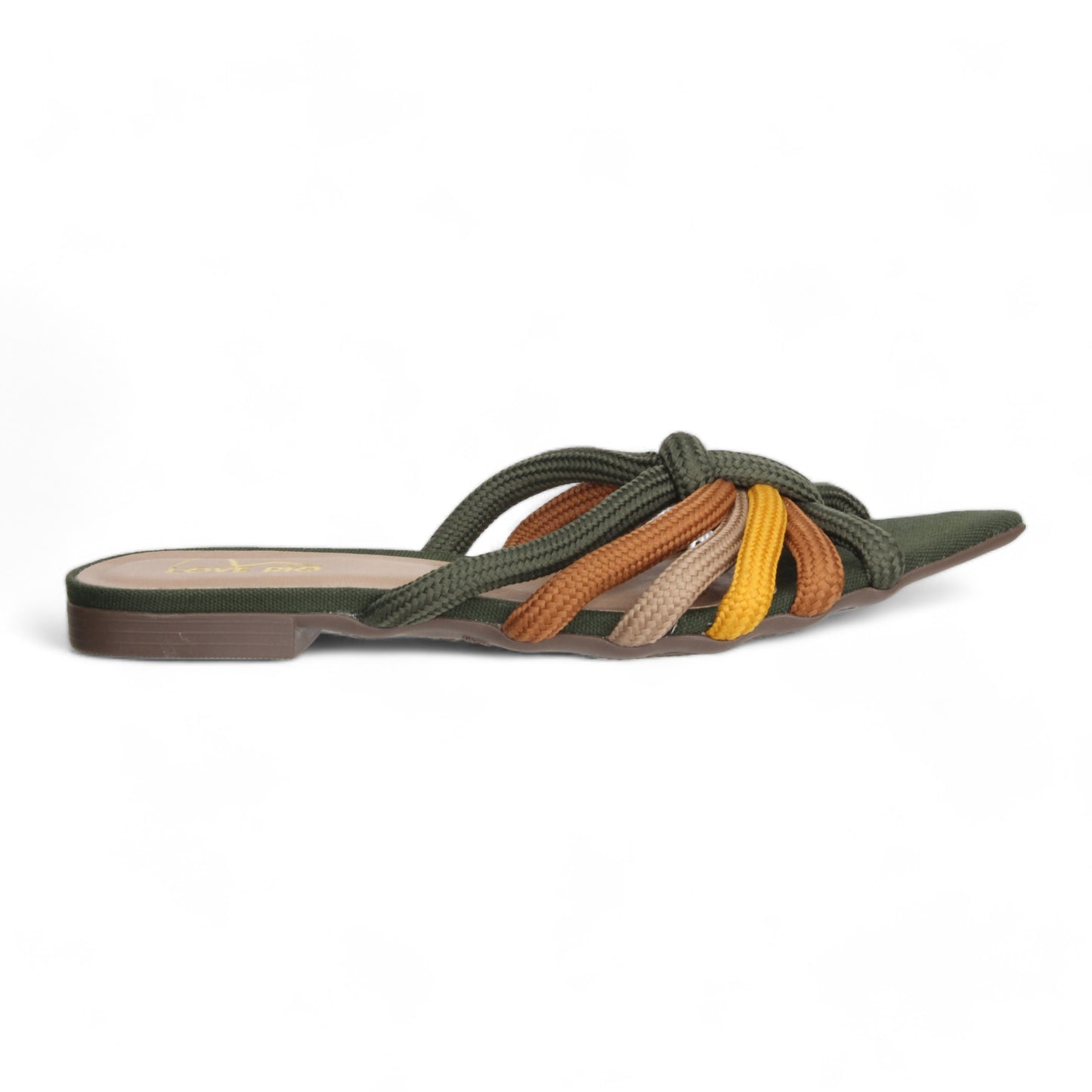 Love Rio Tracy Flat Sandal - Green