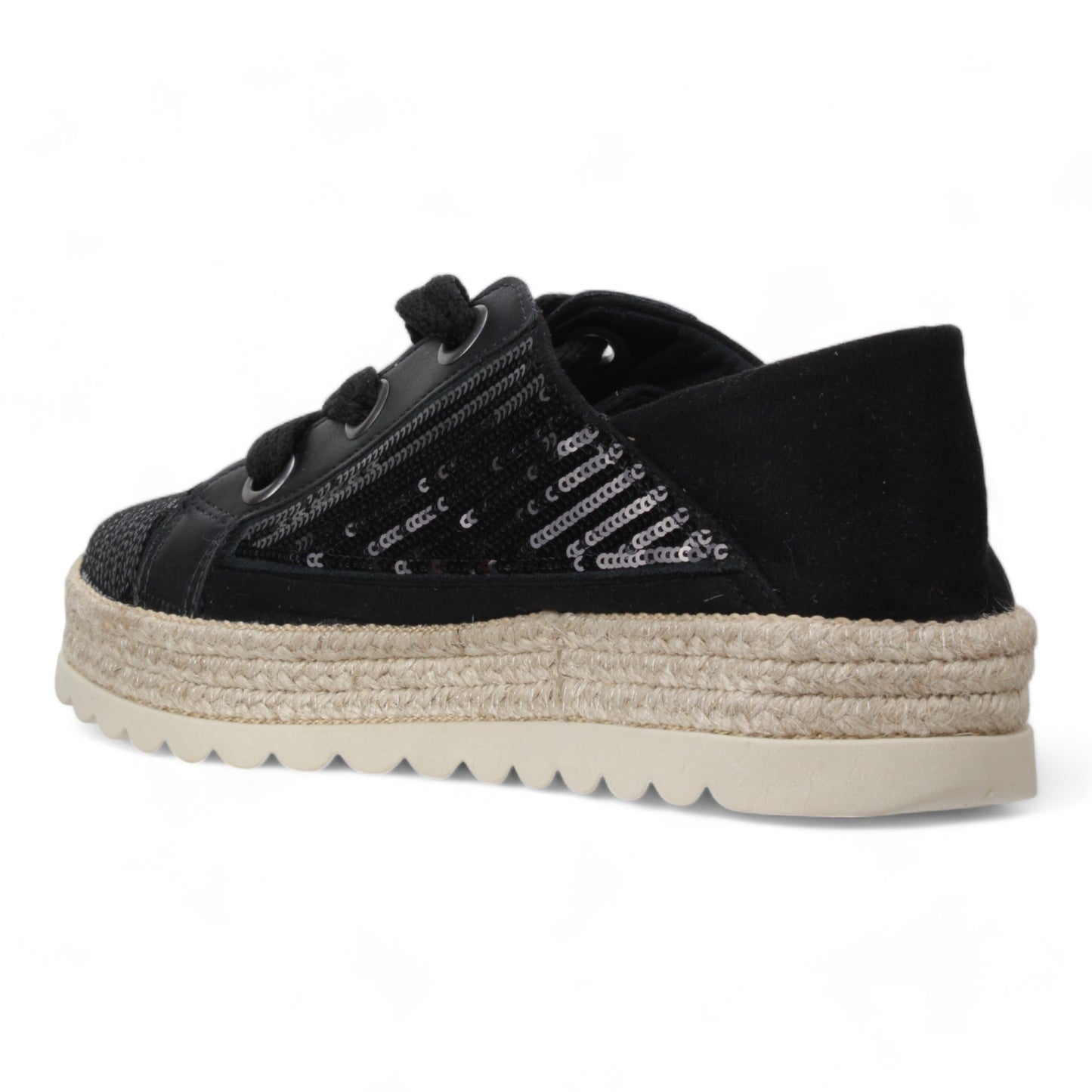 Love Rio Maisie Sequins Sneakers - Black