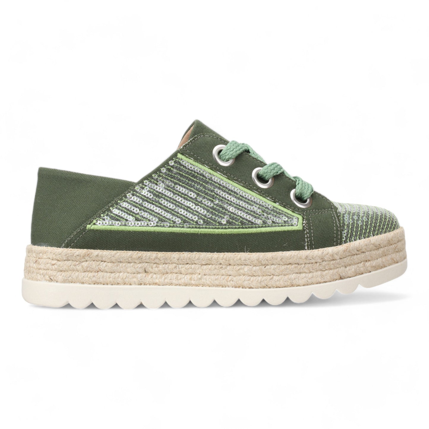 Love Rio Maisie Sequins Sneakers - Green