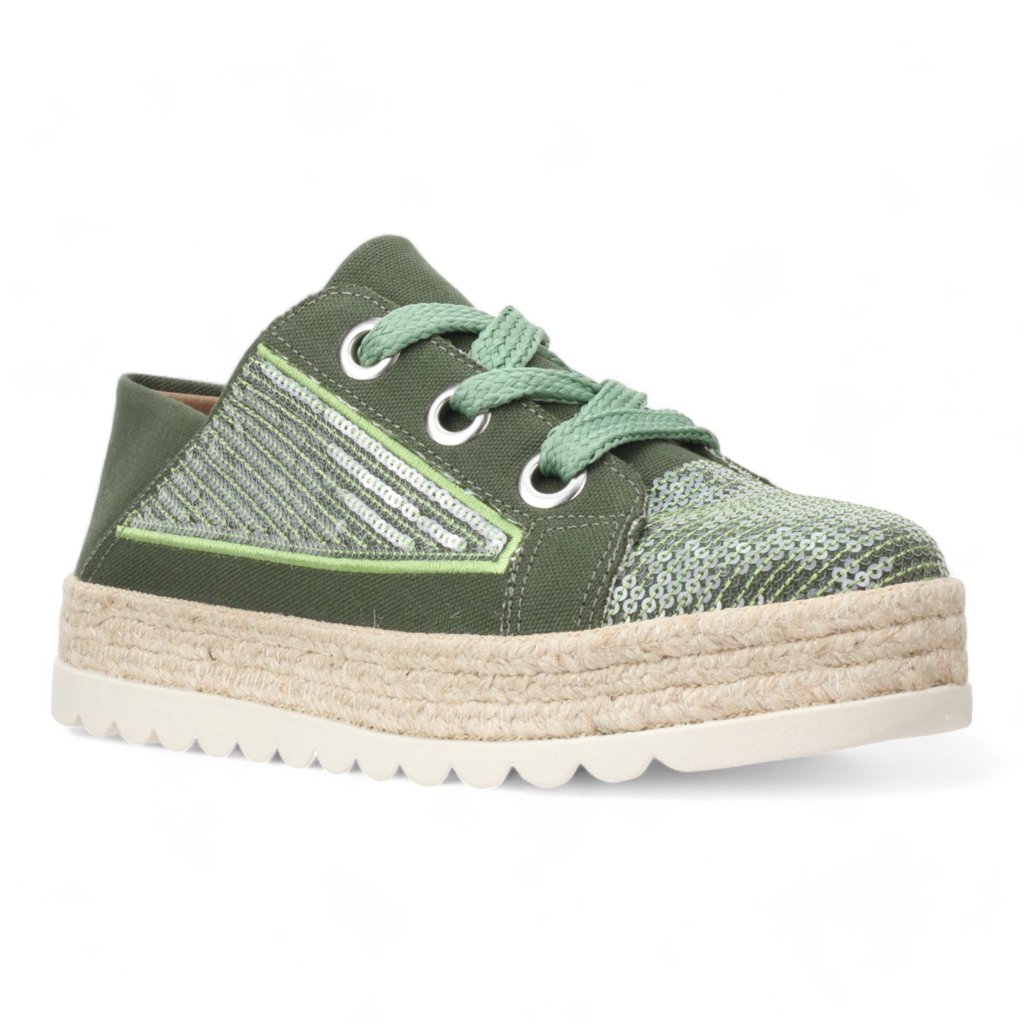 Love Rio Maisie Sequins Sneakers - Green