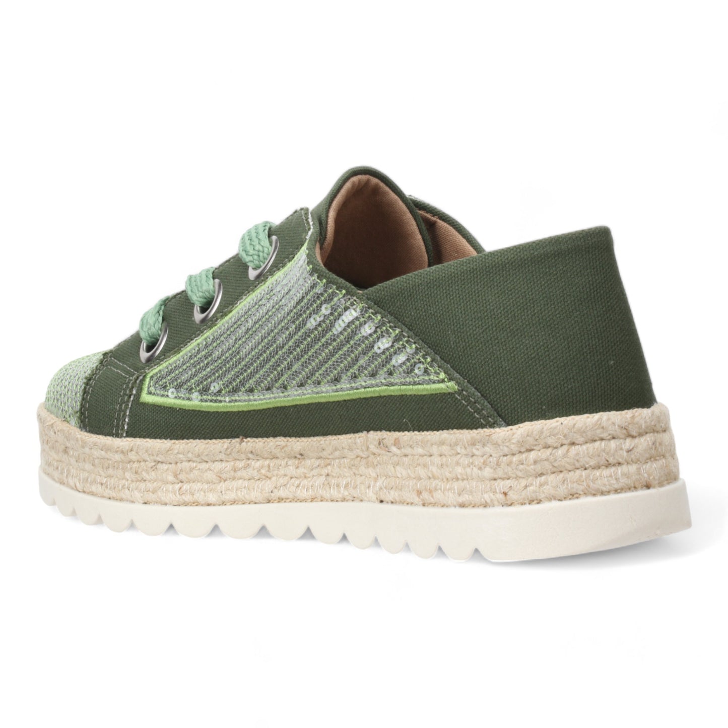 Love Rio Maisie Sequins Sneakers - Green