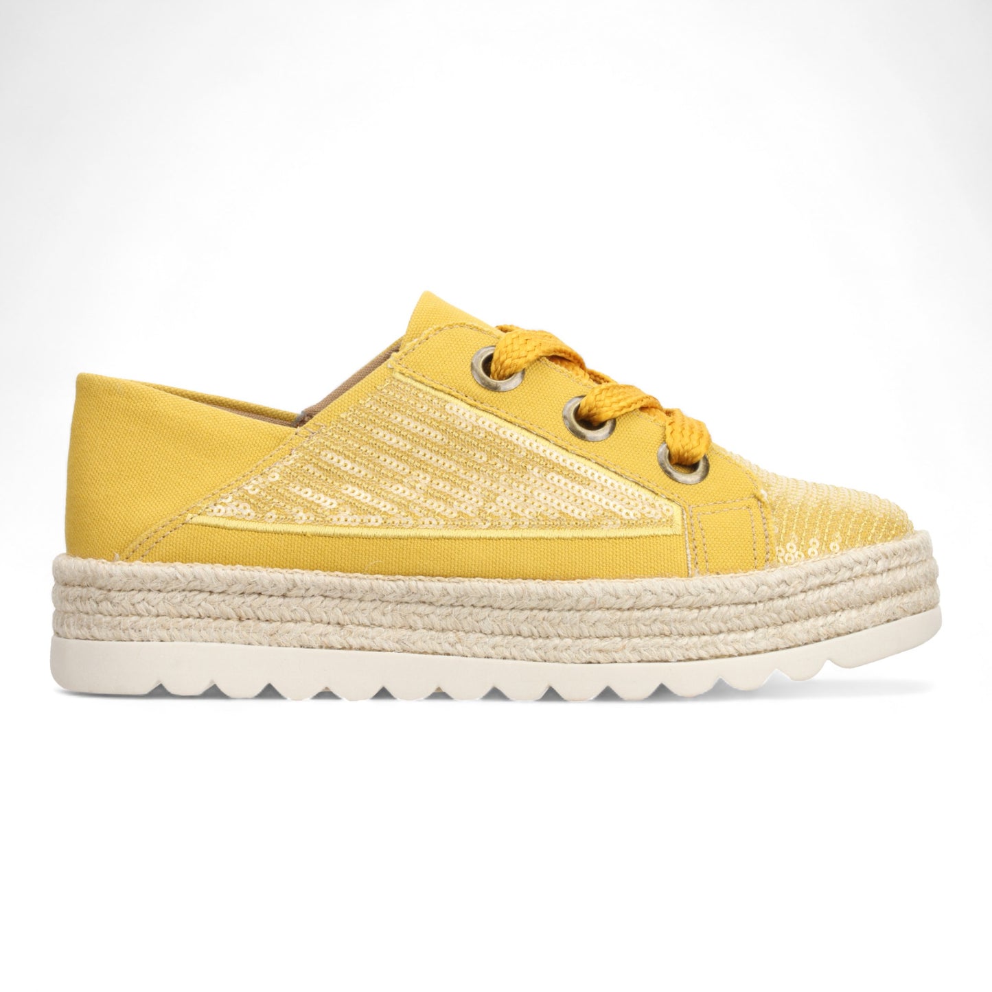 Love Rio Maisie Sequins Sneakers - Yellow