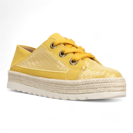 Love Rio Maisie Sequins Sneakers - Yellow