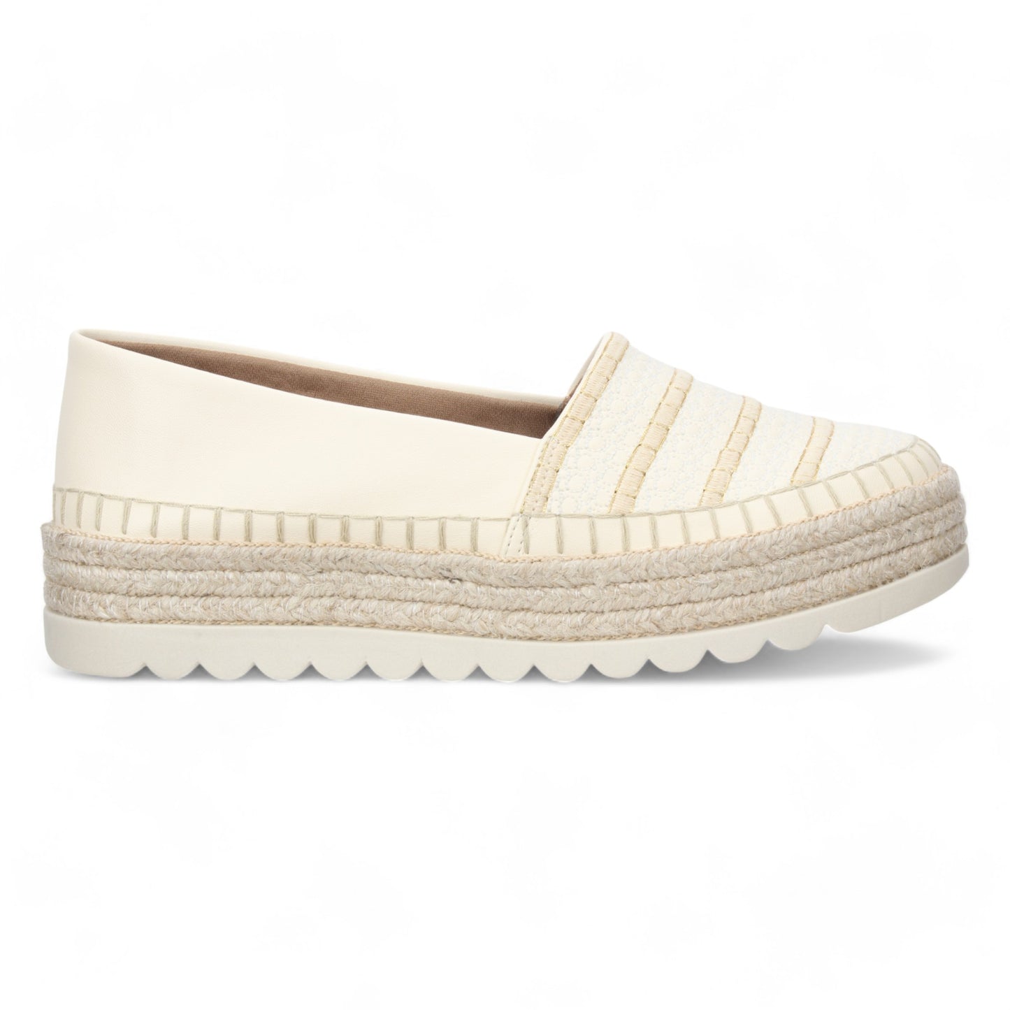 Love Rio Nora Espadrille Loafers - Cream