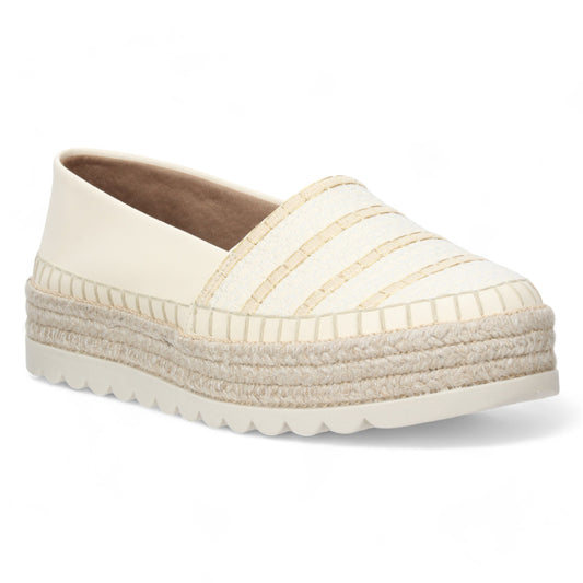 Love Rio Nora Espadrille Loafers - Cream