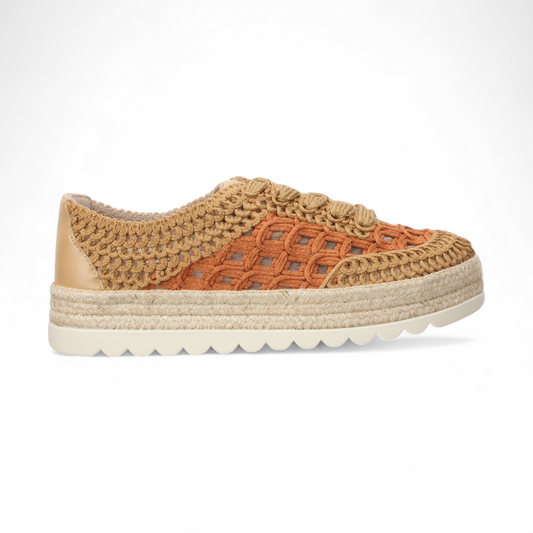 Love Rio Harmony Crochet Sneakers - Pecan Rust