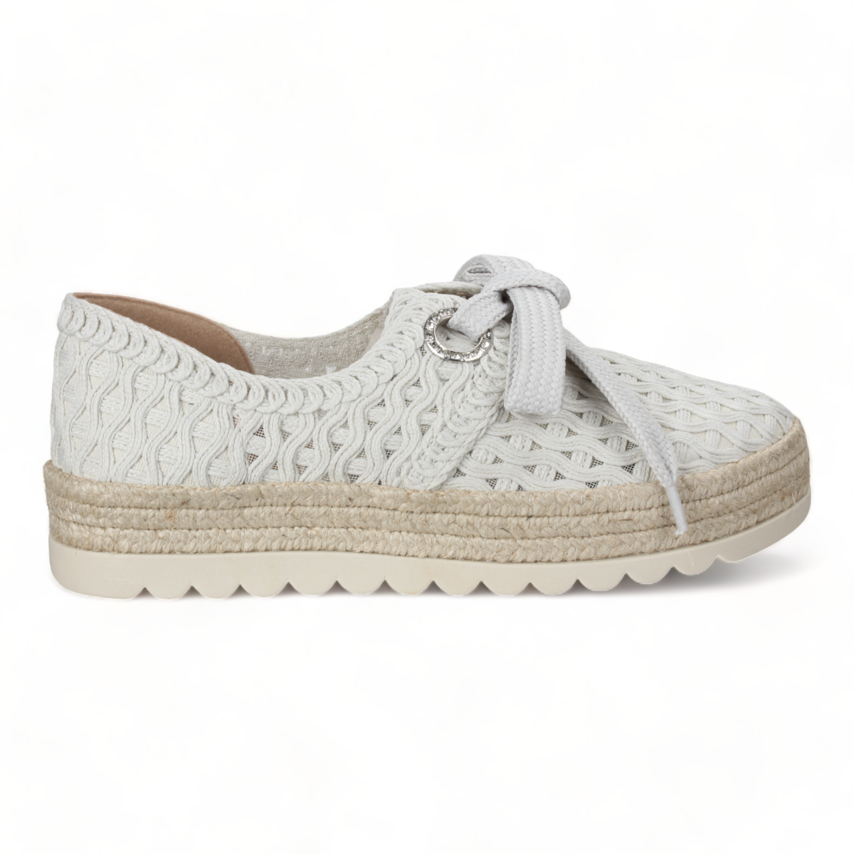 Love Rio Alisha Crochet Sneakers - Off White