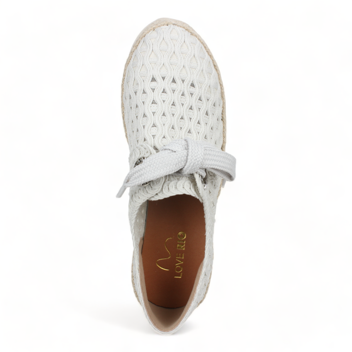 Love Rio Alisha Crochet Sneakers - Off White