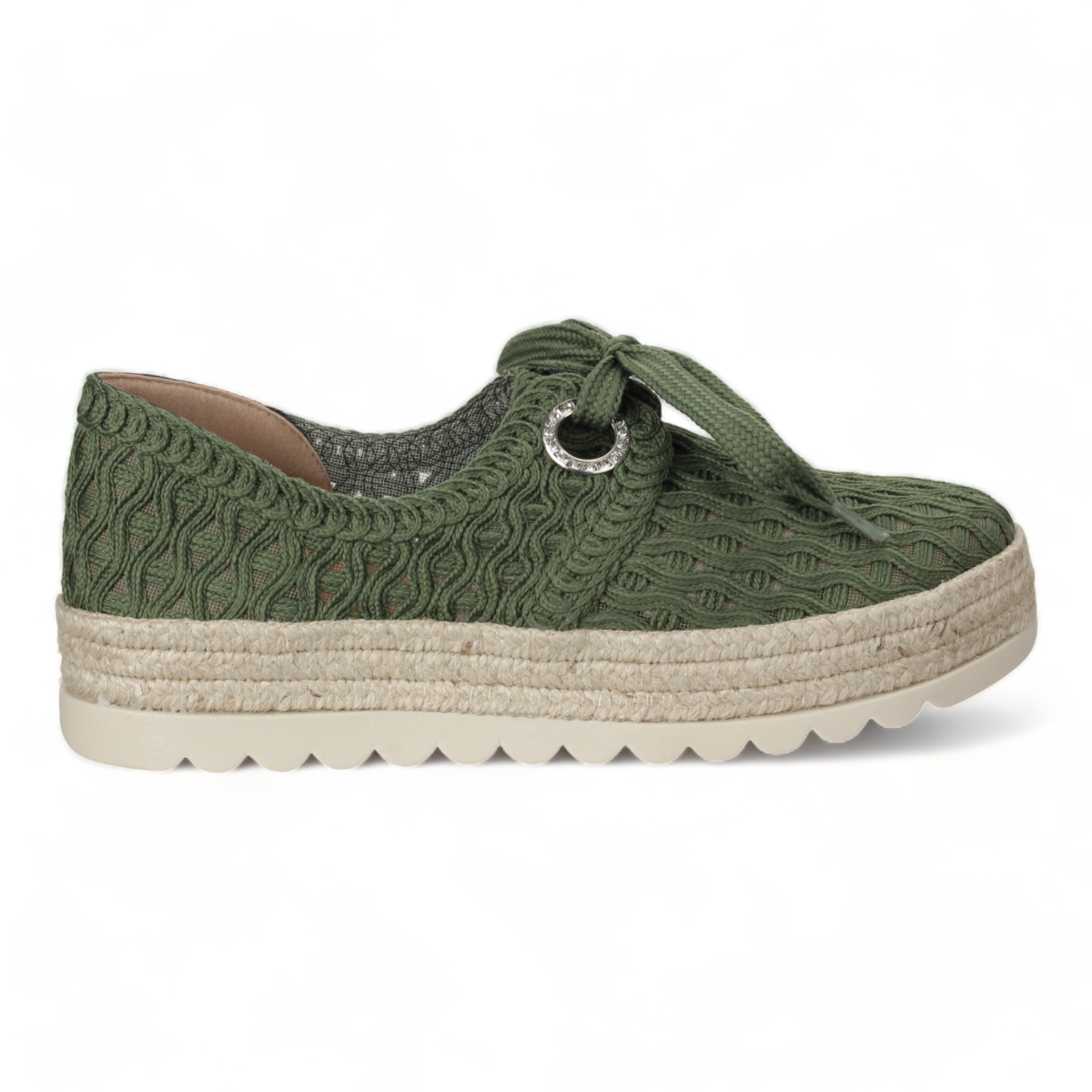 Love Rio Alisha Crochet Sneakers - Olive