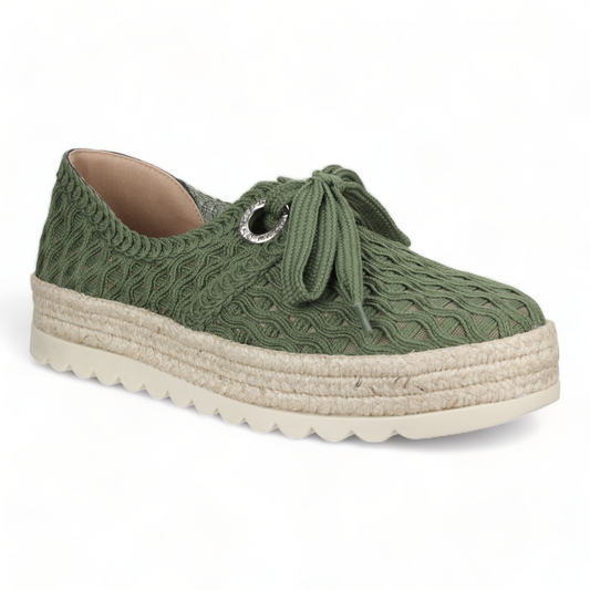 Love Rio Alisha Crochet Sneakers - Olive