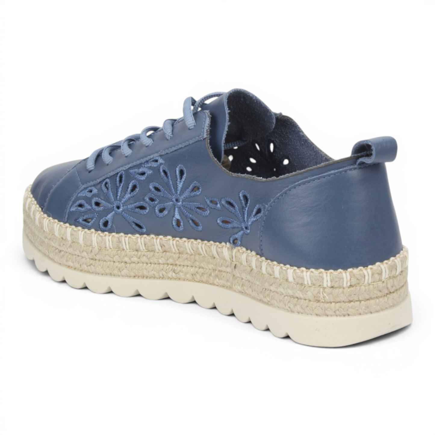 Love Rio Rosie Fine Threads Espadrille Sneaker - Blue