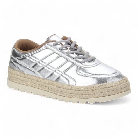 Love Rio Dory Espadrille Sneaker - Silver