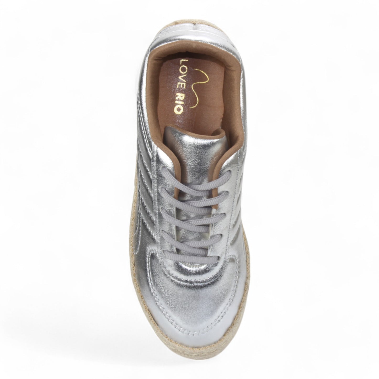 Love Rio Dory Espadrille Sneaker - Silver