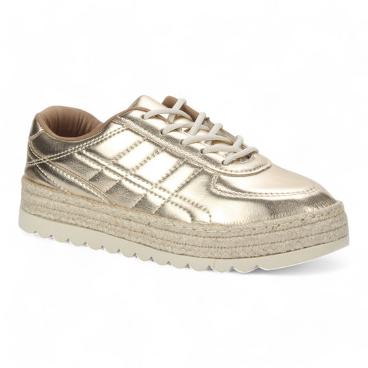 Love Rio Dory Espadrille Sneaker - Gold