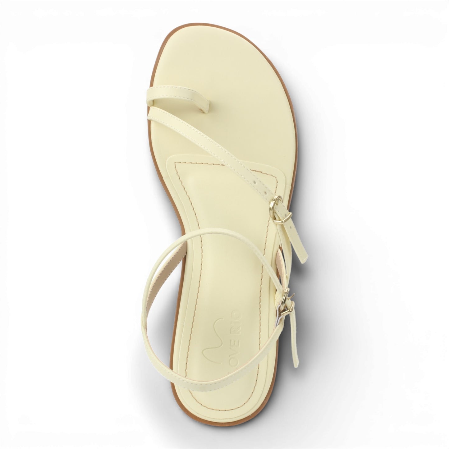 Love Rio Calla Flat Sandal - Vanilla