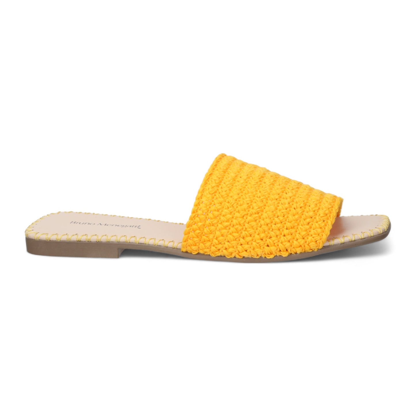 Summer Breeze Slide Crochet Sandal-Orange