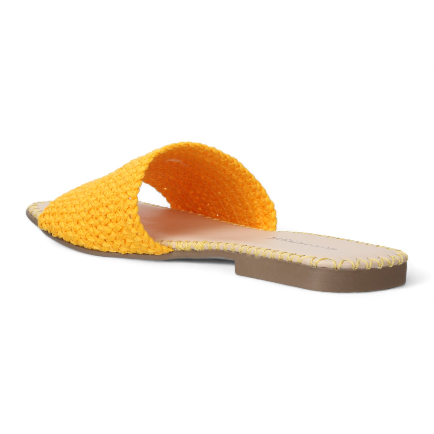 Summer Breeze Slide Crochet Sandal-Orange