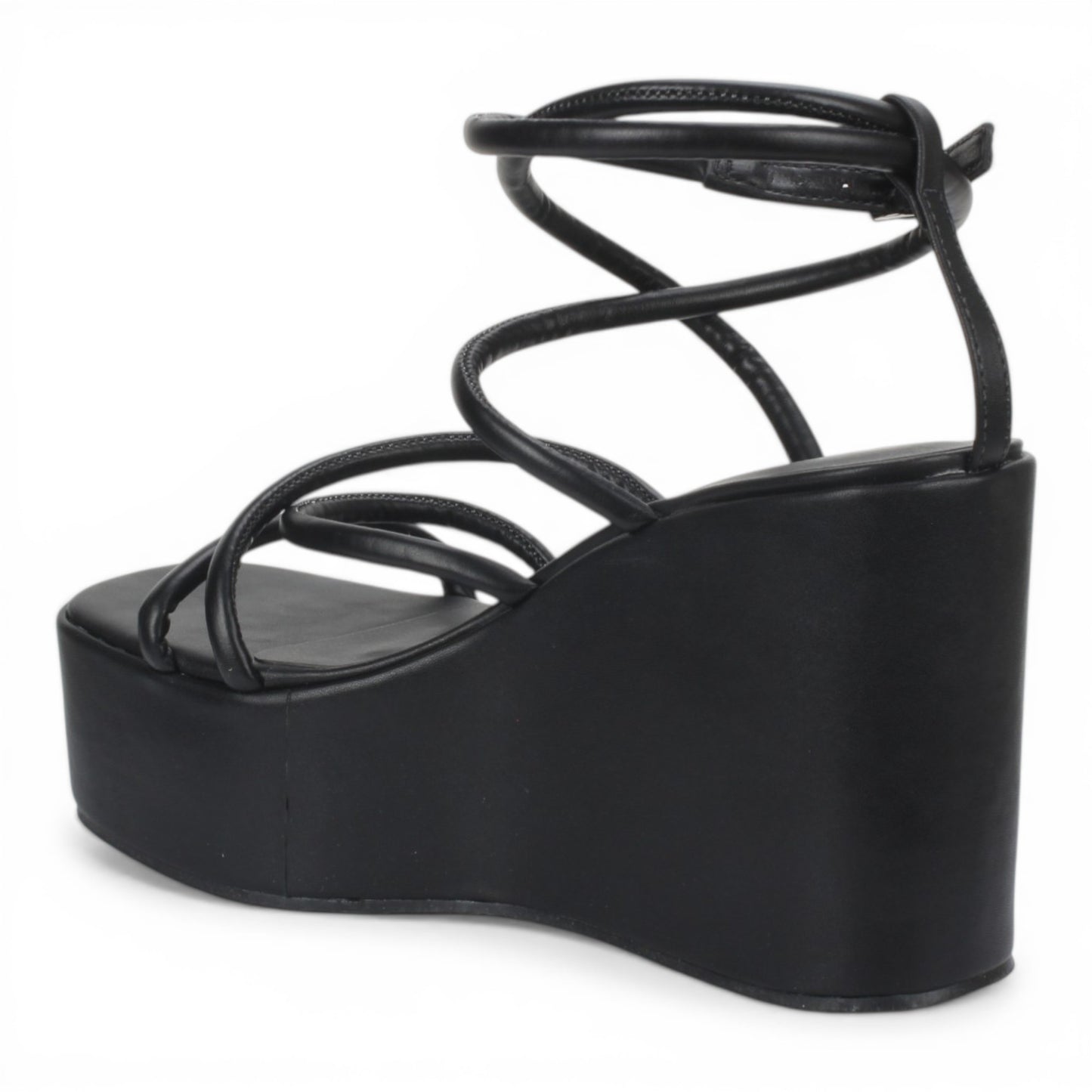 Love Rio Liza Strappy Wedge - Black