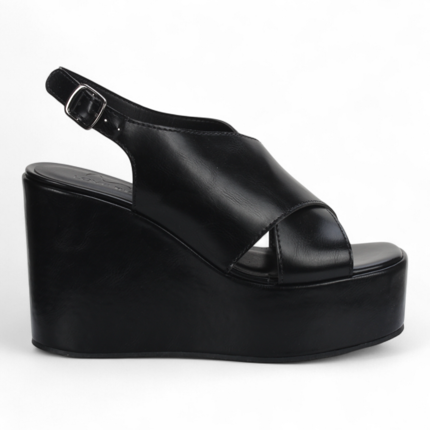 Love Rio Zaza Wedge Sandal - Black
