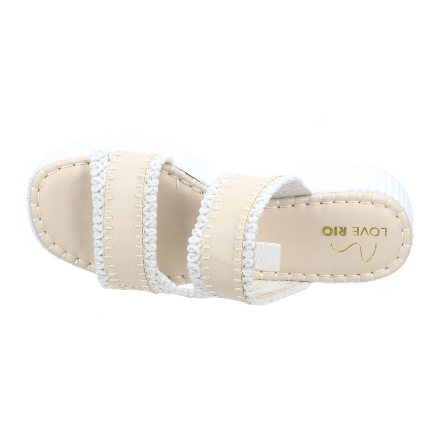 Love Rio Gillie Slide Sandal - Beige