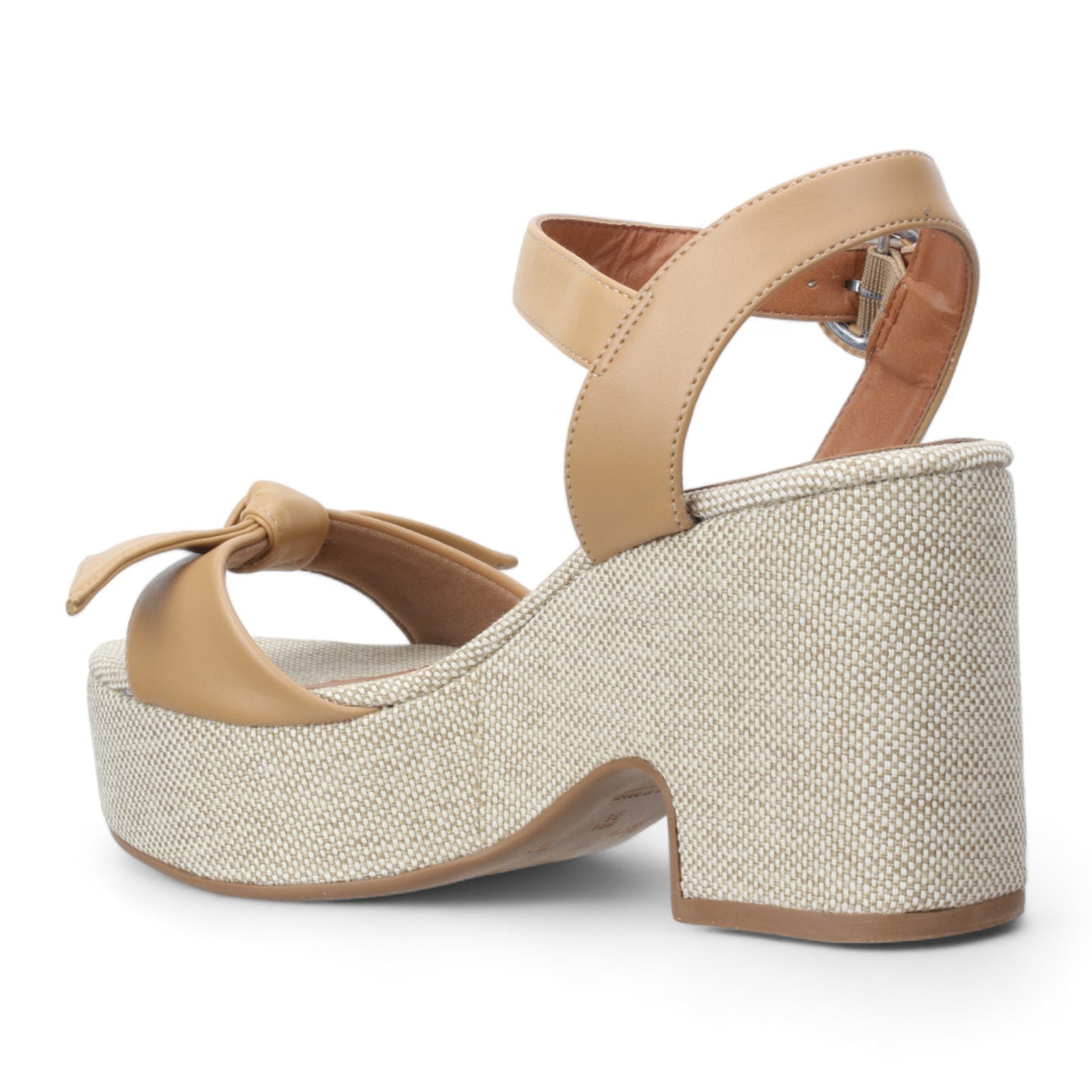 Love Rio Hazel Platform Bow Sandals - Pecan Natural