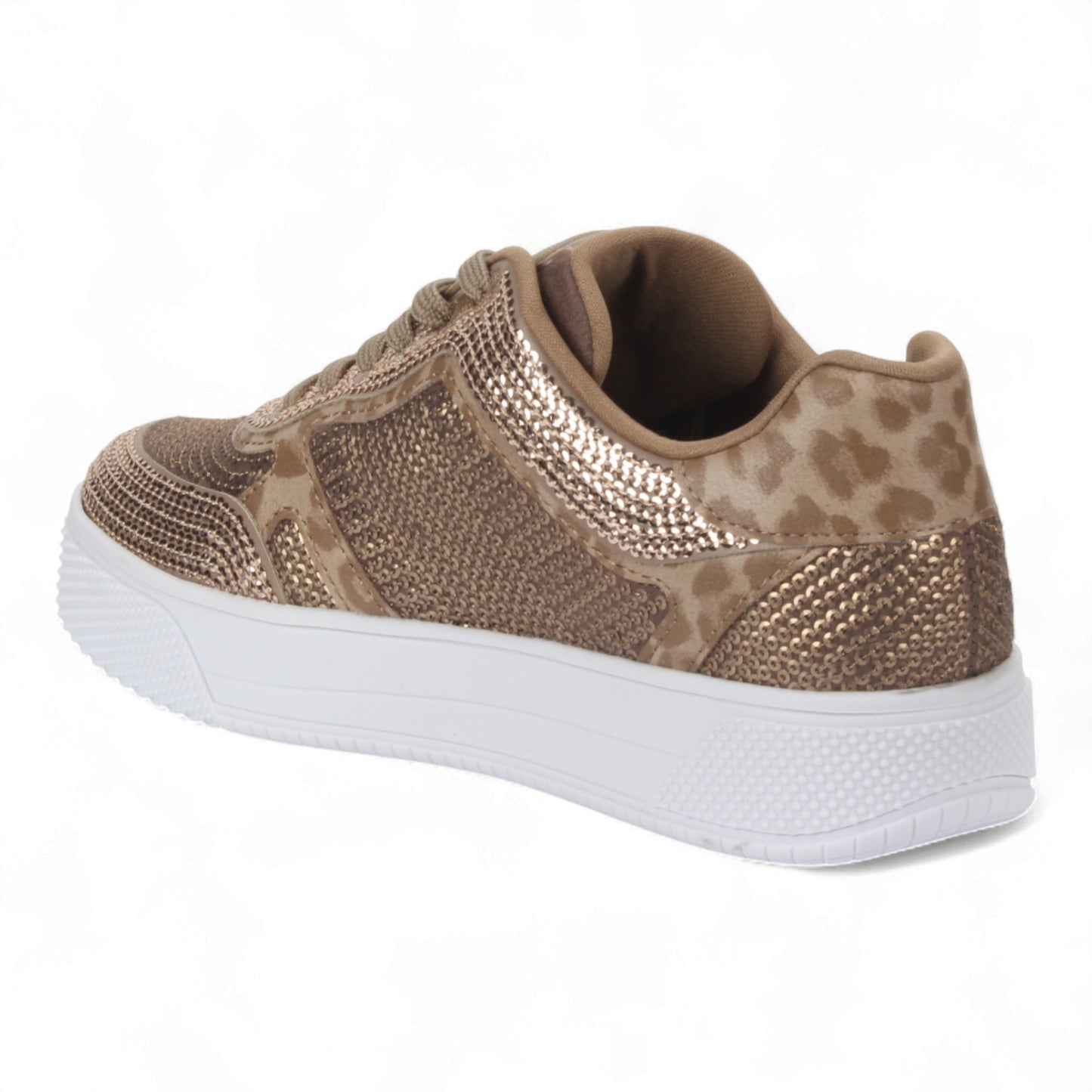 Love Rio Dallas Sequins Sneakers - Taupe