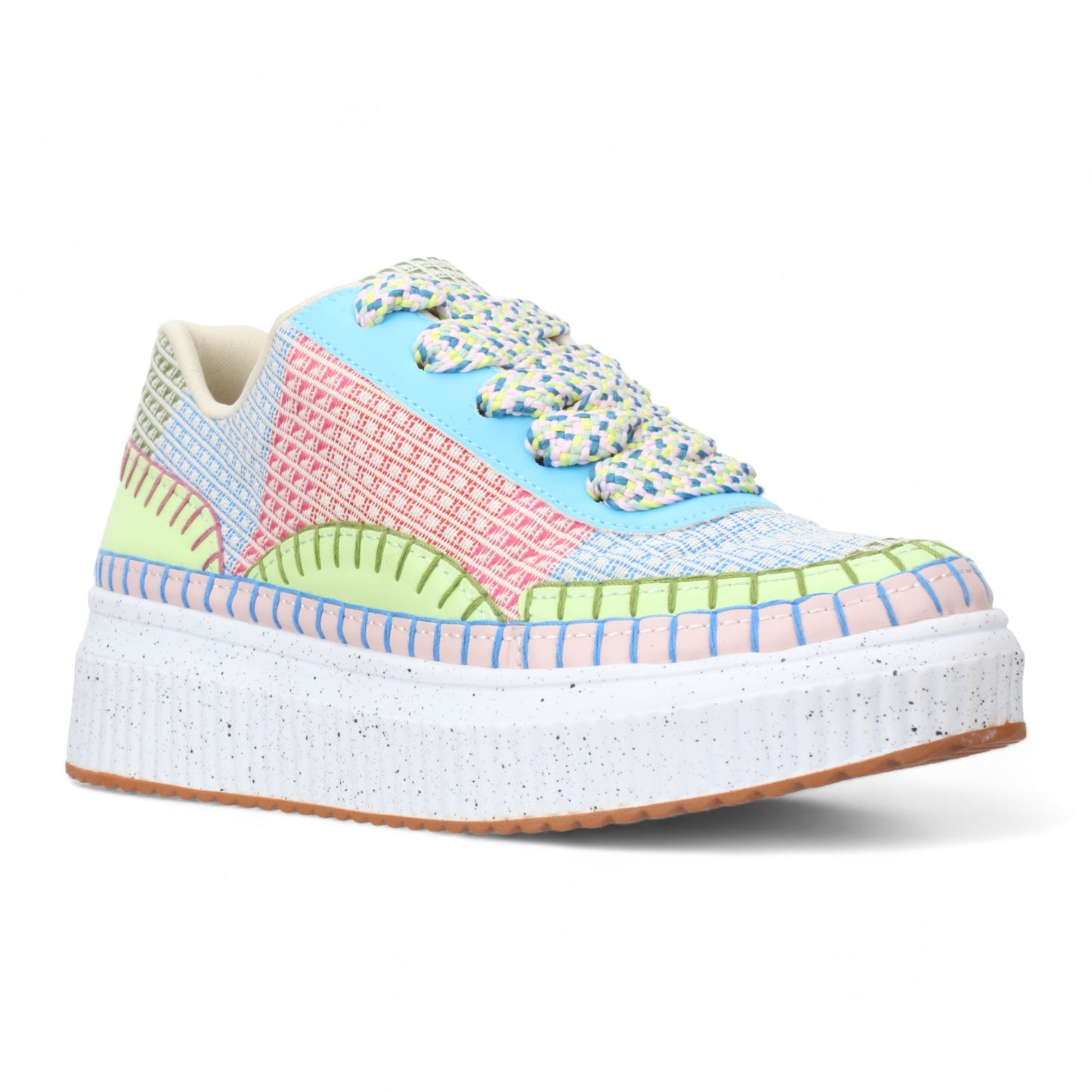 Love Rio Audre Threads Sneaker- Green Multi