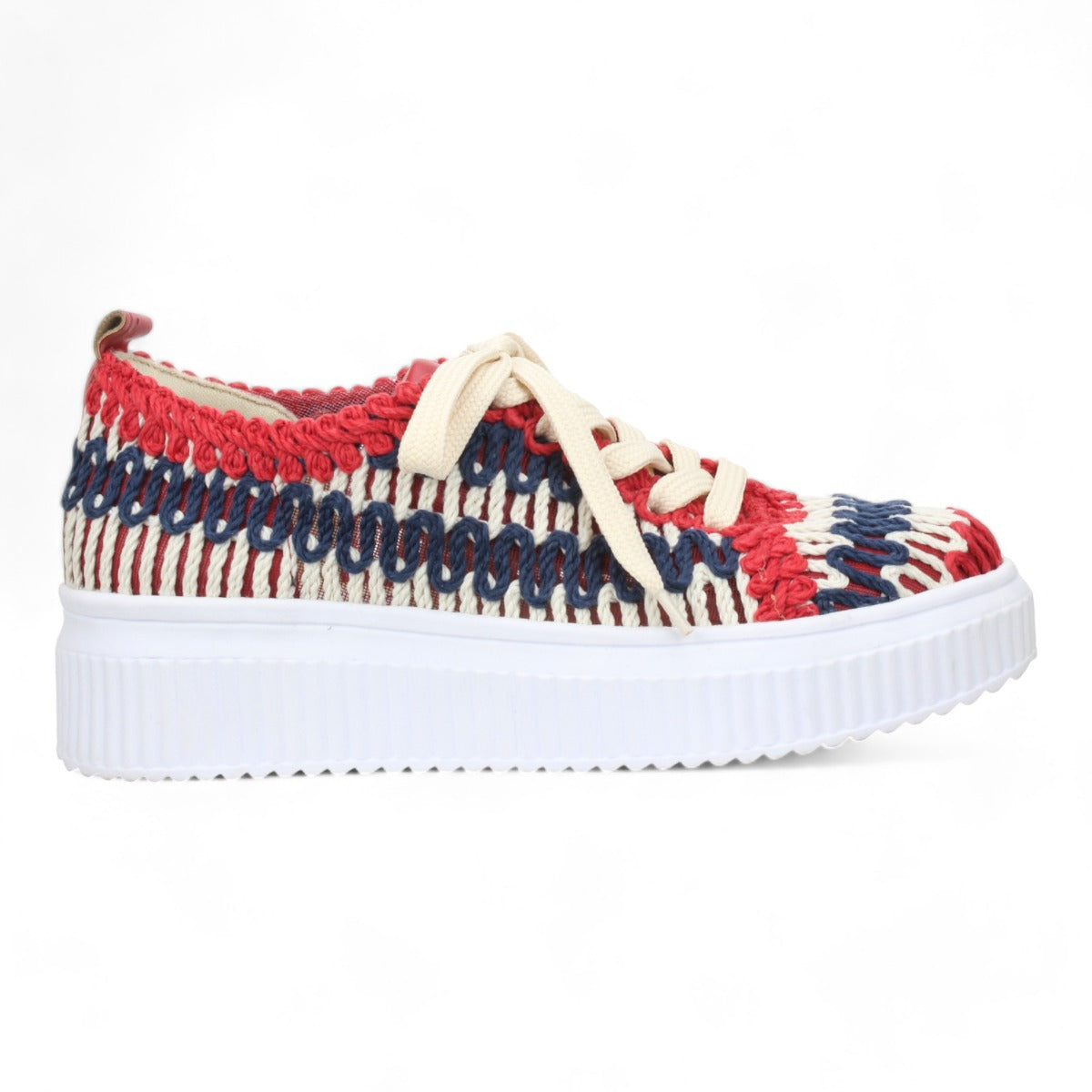 Love Rio Dilan Crochet Sneakers - Red