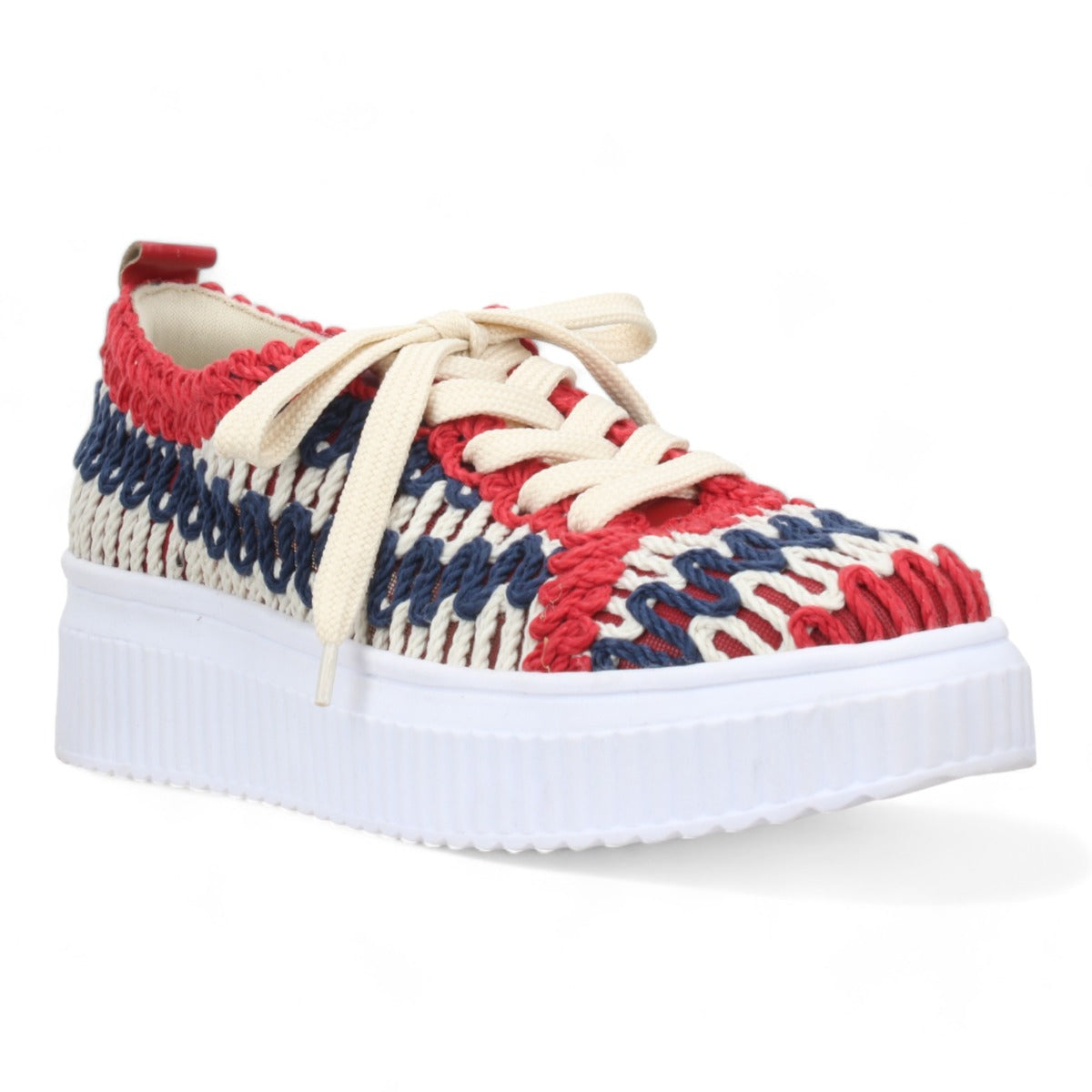 Love Rio Dilan Crochet Sneakers - Red